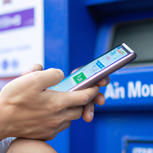 Khách hàng đăng ký SMS Vietcombank tại máy ATM để tiện lợi và nhanh chóng.