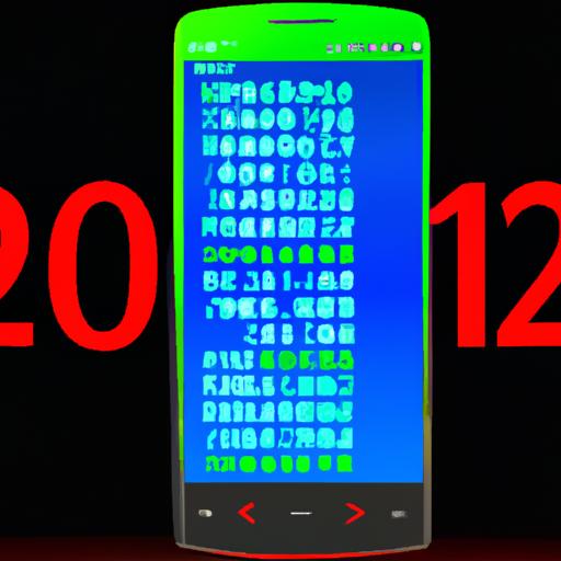 Điện thoại thông minh với nhiều số điện thoại ảo được hiển thị trên màn hình