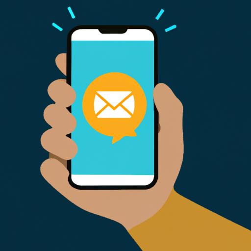 Nhận thông báo tin nhắn mới trên điện thoại thông minh của bạn với biểu tượng SMS.