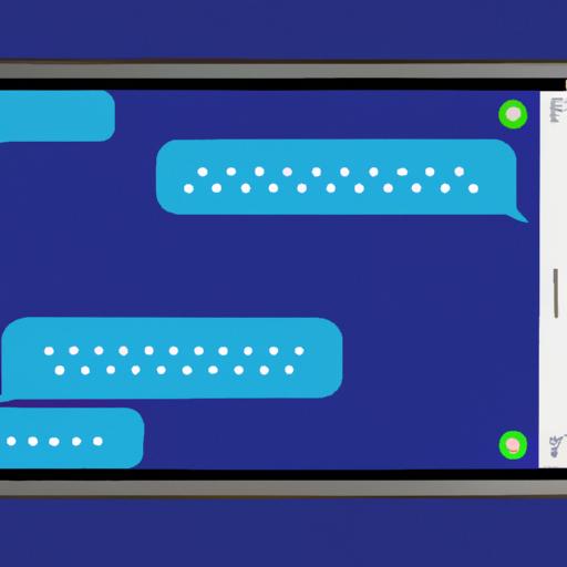 Màn hình smartphone hiển thị cuộc trò chuyện trên ứng dụng nhắn tin